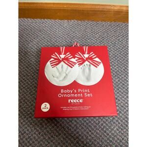 Reece Baby Print Ornament Set